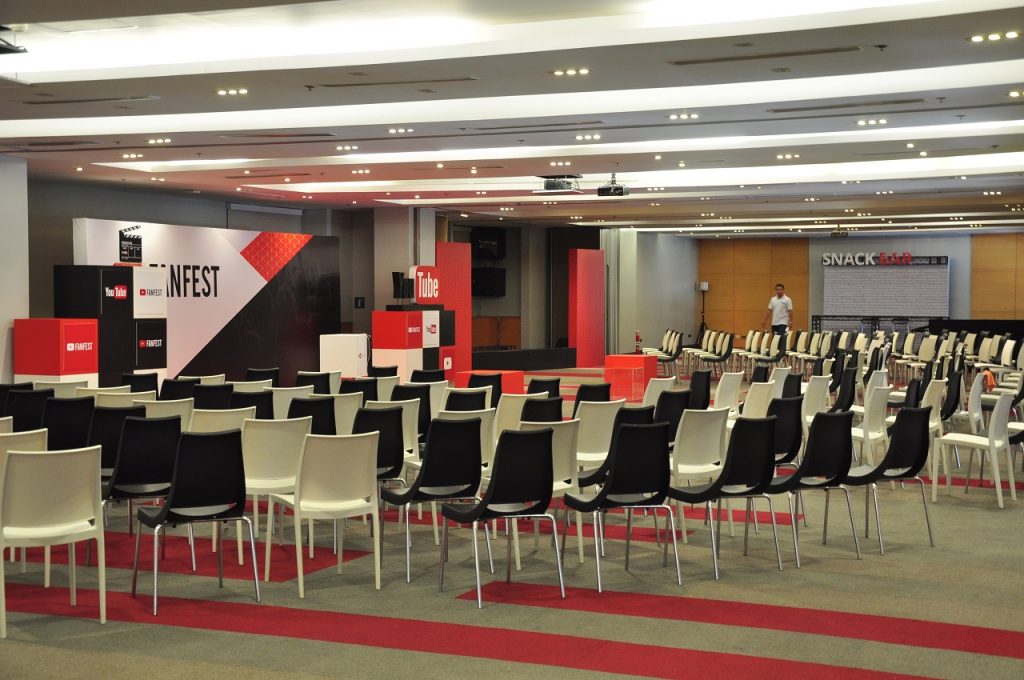 An social media event spaces decorated