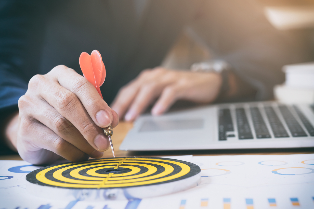 Person defining event objectives to get event sponsorships