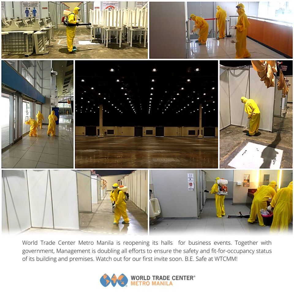 WTCMM Being Disinfected After Being A COVID-19 Facility