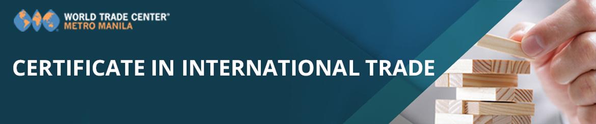 WTCMM Certificate In International Trade Program