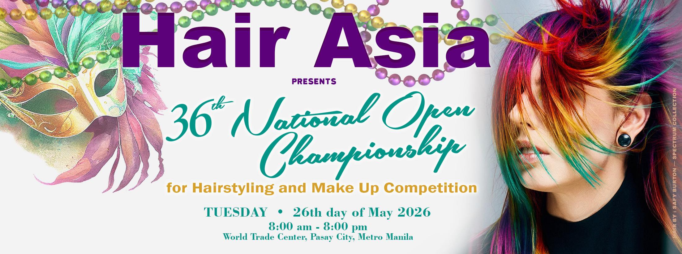 Hair Asia: National Open Championship 2026